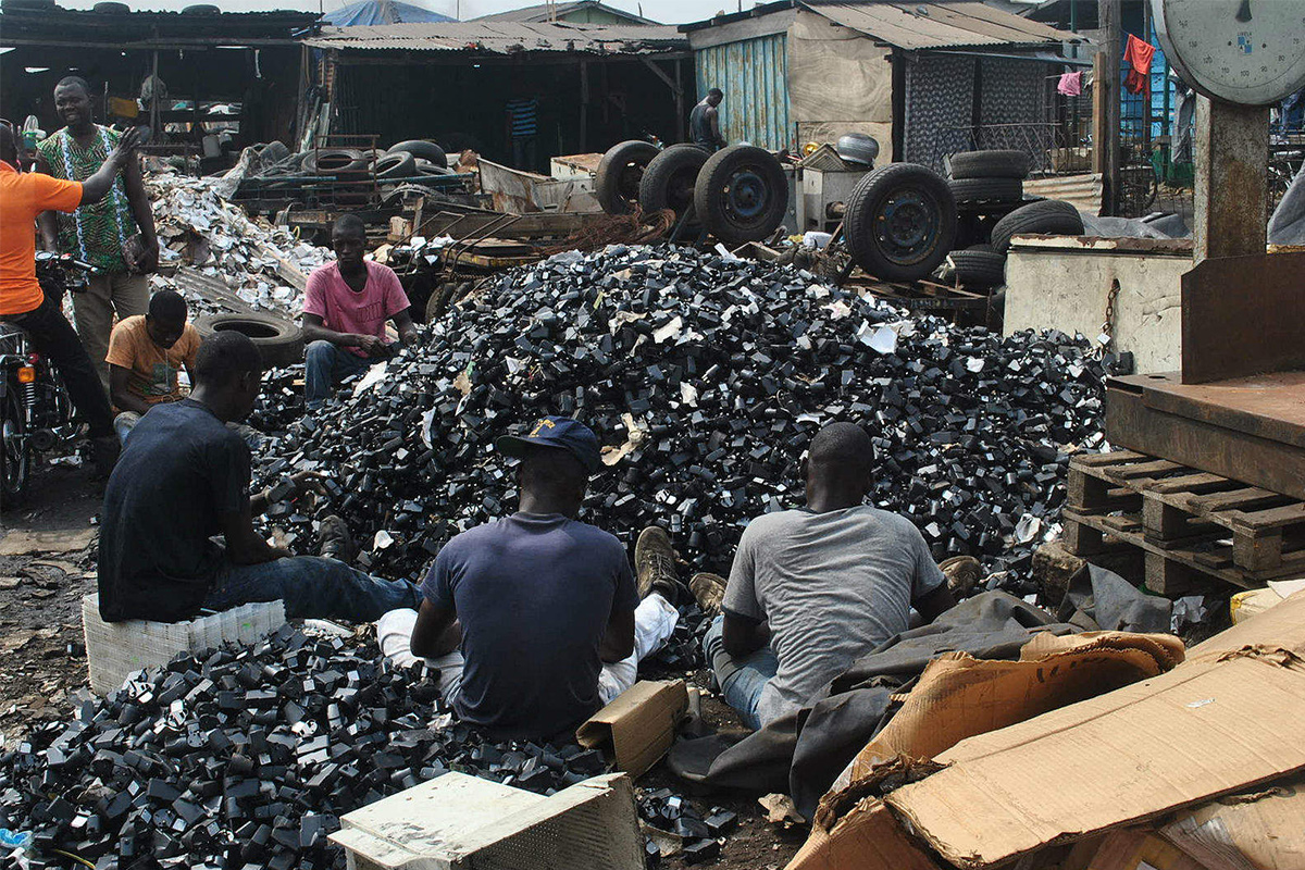 metal waste in Ghana
