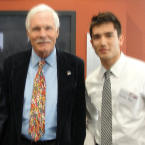 Raphael meeting Ted Turner